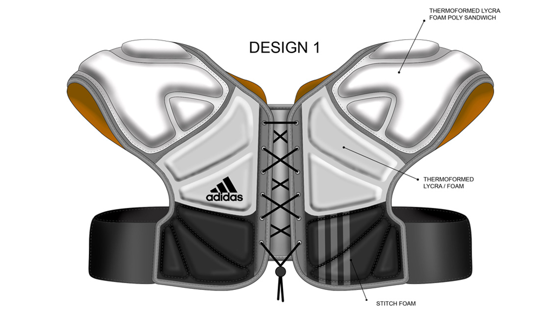 Adidas Lacrosse Shoulder Pads