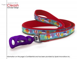cleash, dog, leash. product design, innovation, new ideas