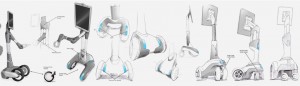 Robot, Virtual presence robot, concept drawings, sketches, drawings, product design, ideas