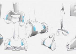 Robot, Virtual presence robot, concept drawings, sketches, drawings, product design, ideas