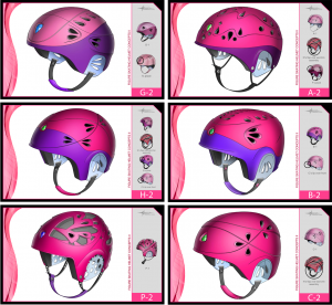 Helmet design, Helmet development, helmet concepts