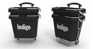 Indigo, Shopping cart, product design, rendering, concept