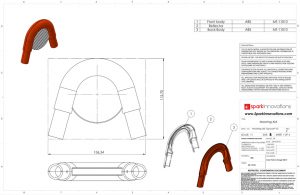 Mooring Aid, Cleat system, Solid works, CAD, technical drawings