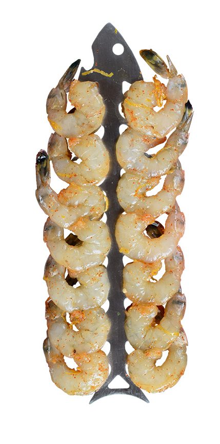 BBQ Skewers | Holding Shrimp 