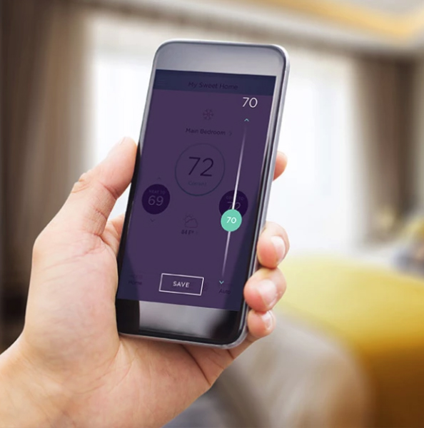 AN APP TO CONTROL THE IDEAL TEMP FOR EVERY ROOM IN THE HOUSE