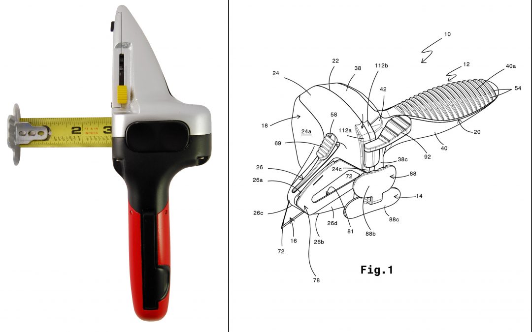 A patent Fig from a tool patented by Spark Innovations