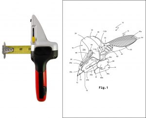 A patent Fig from a tool patented by Spark Innovations