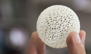 3D printing is capable of producing complex geometry.