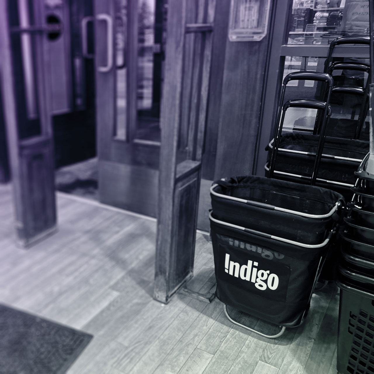 Indigo Shopping Cart in stores