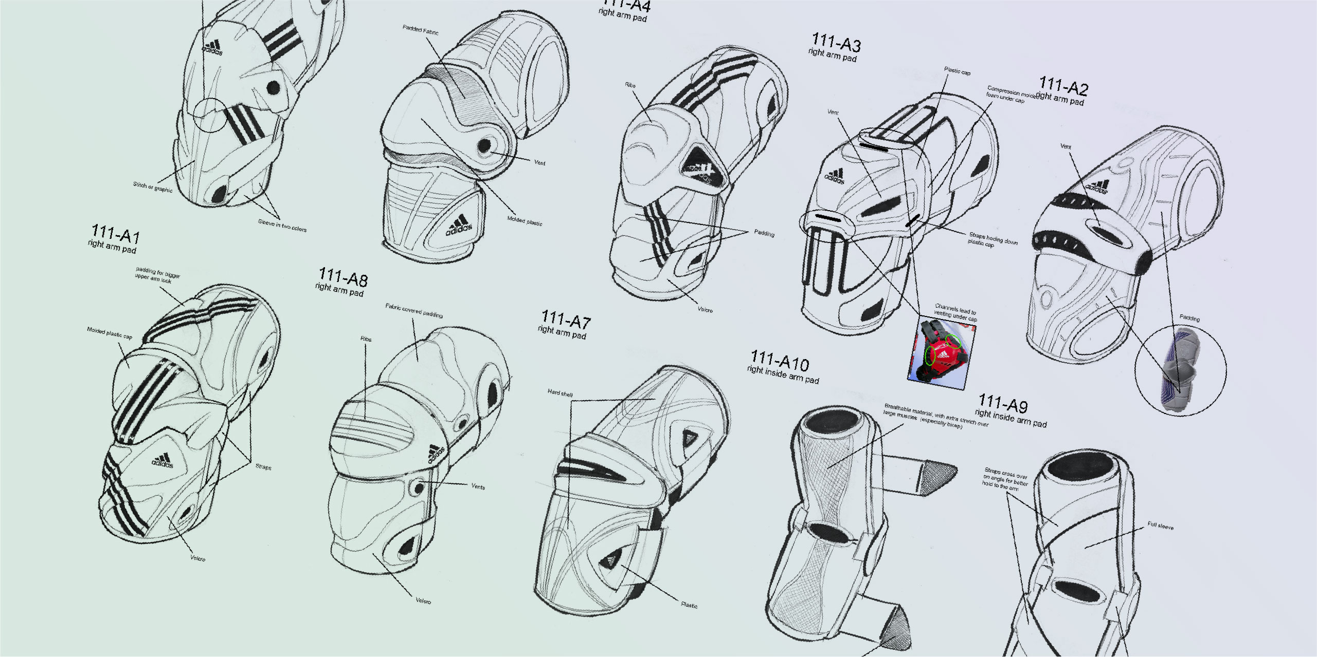 Adidas Lacrosse Gear | Knee Pads