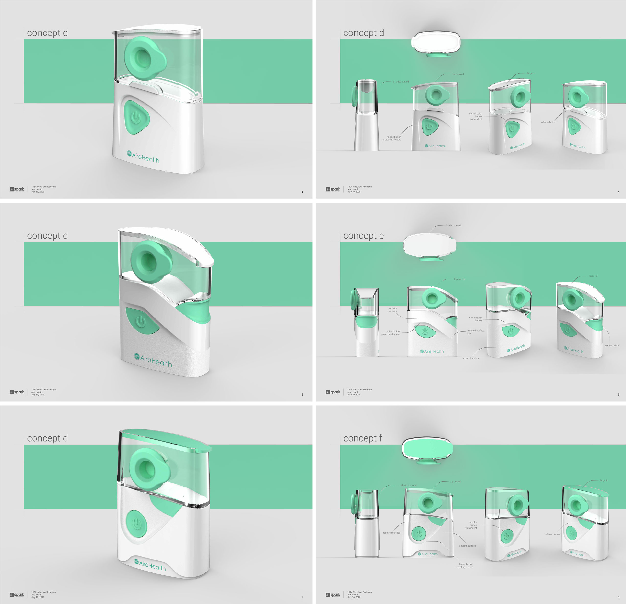 Product Styling - Nebulizer Concepts