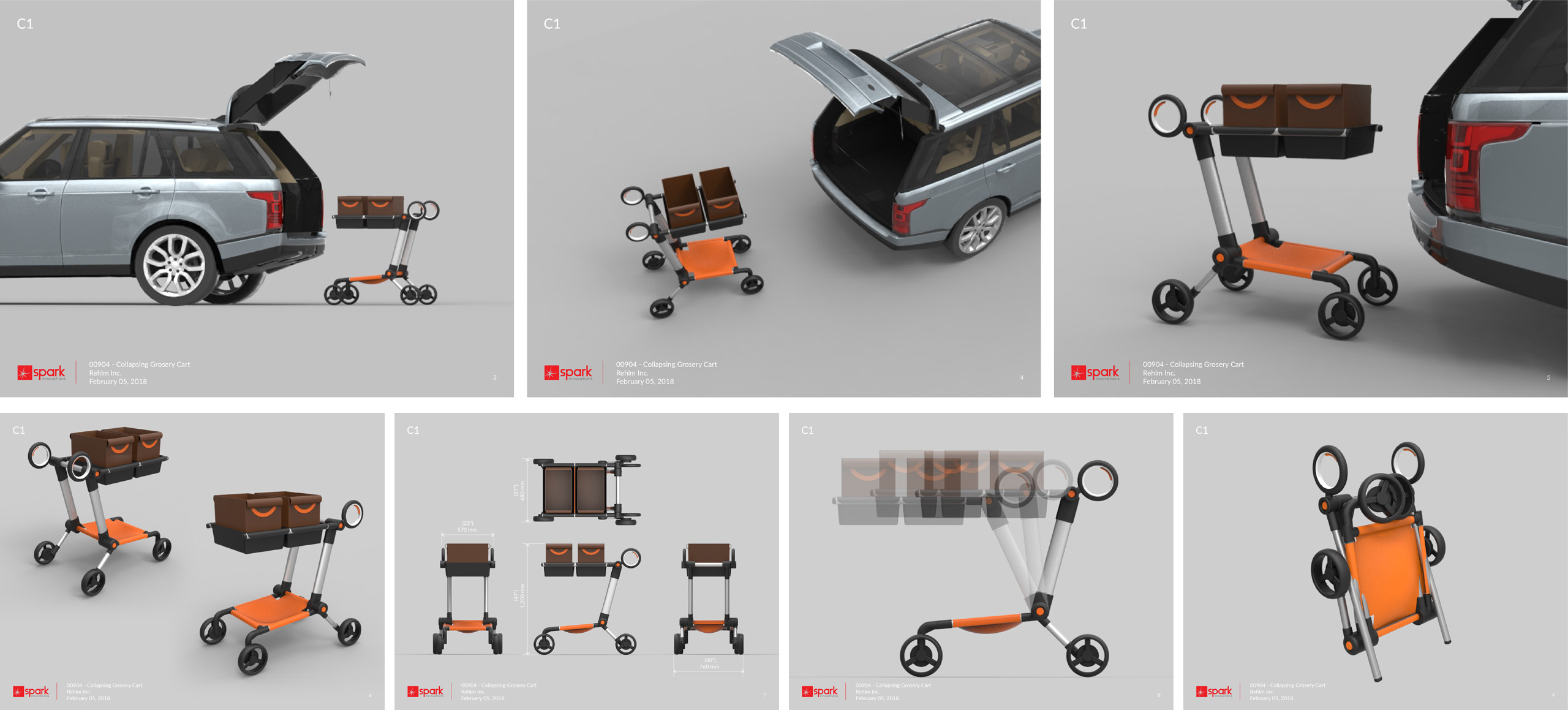 Product Styling - Cart Renderings