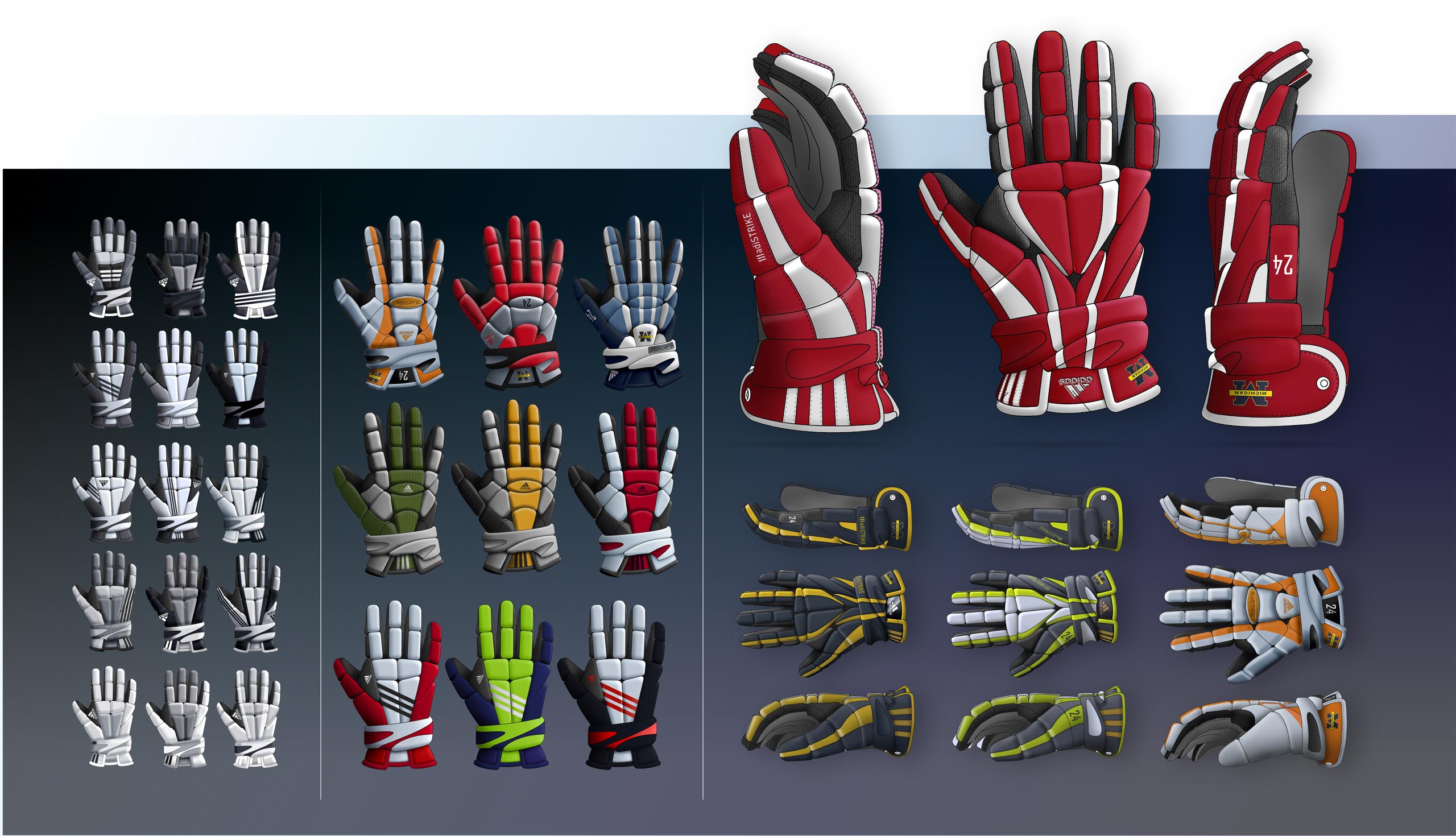 Product Styling Process Sport Gloves