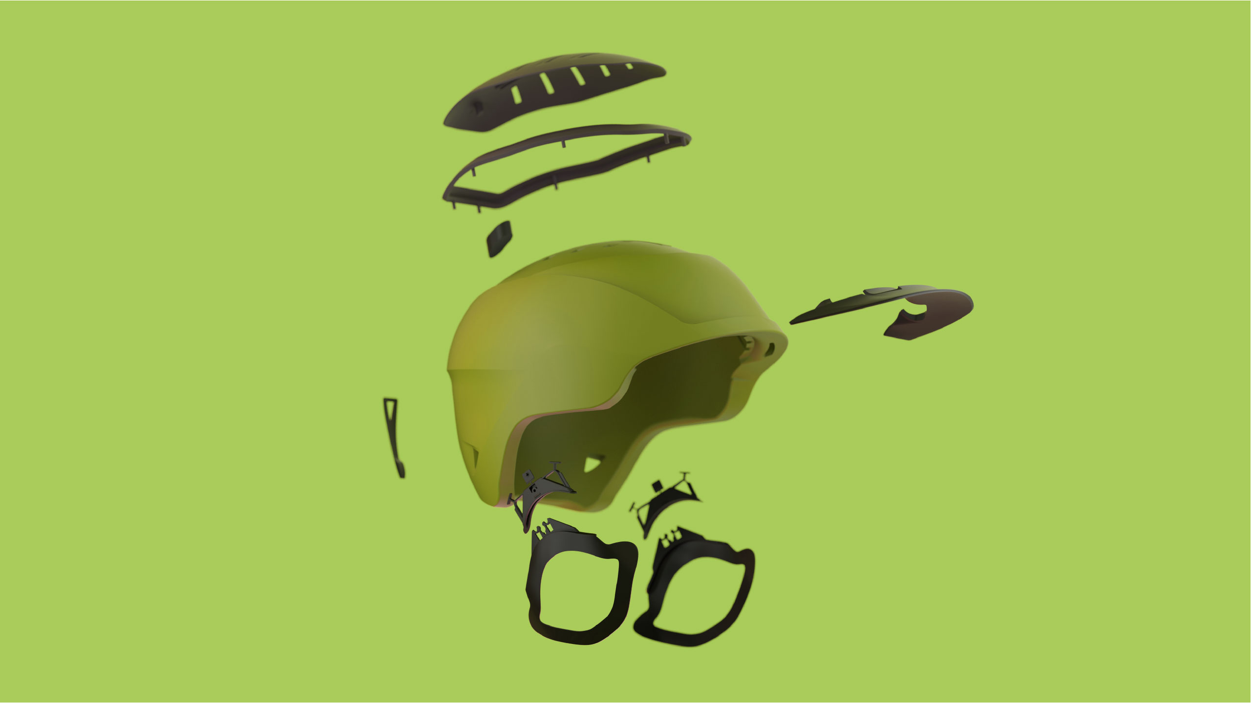 Scott’s Sports Roam Winter Helmet Exploded View