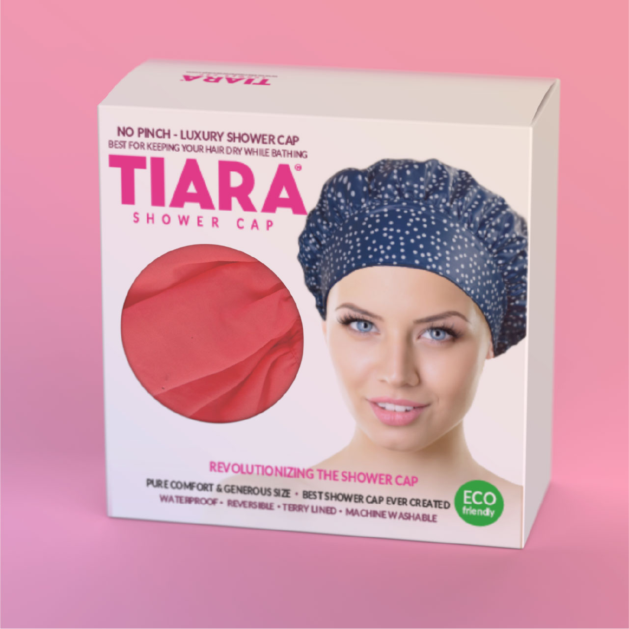 Tiara Shower Cap | Packaging 