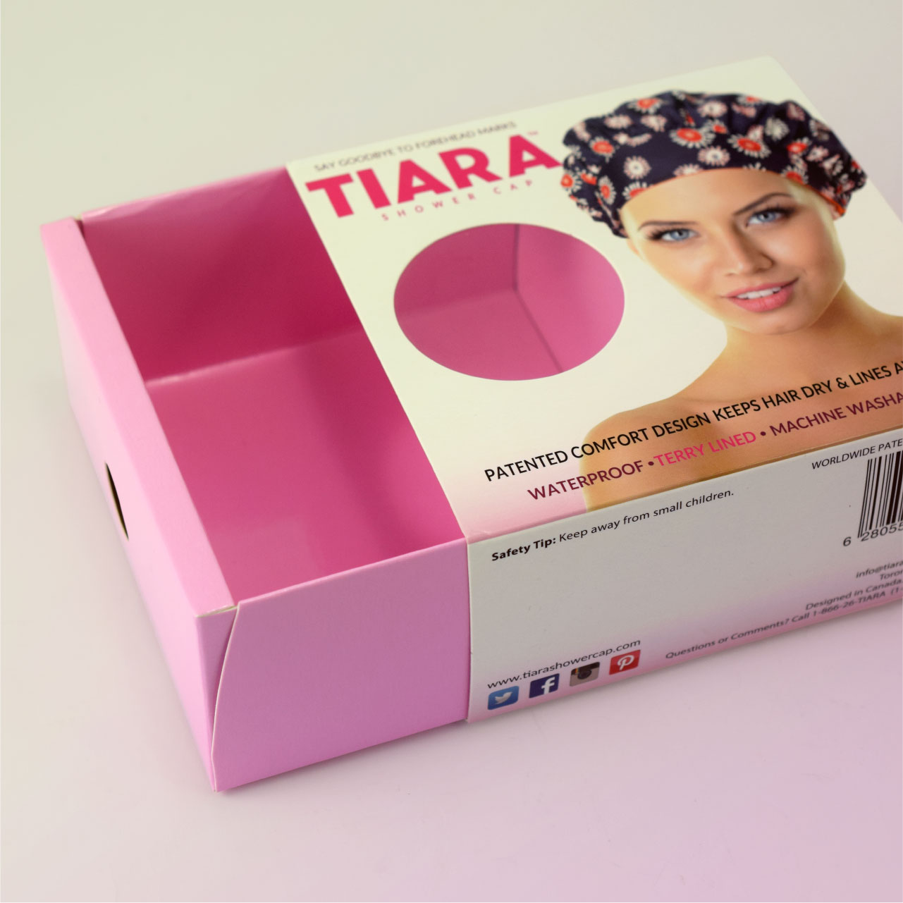 Tiara Shower Cap Box| Packaging 